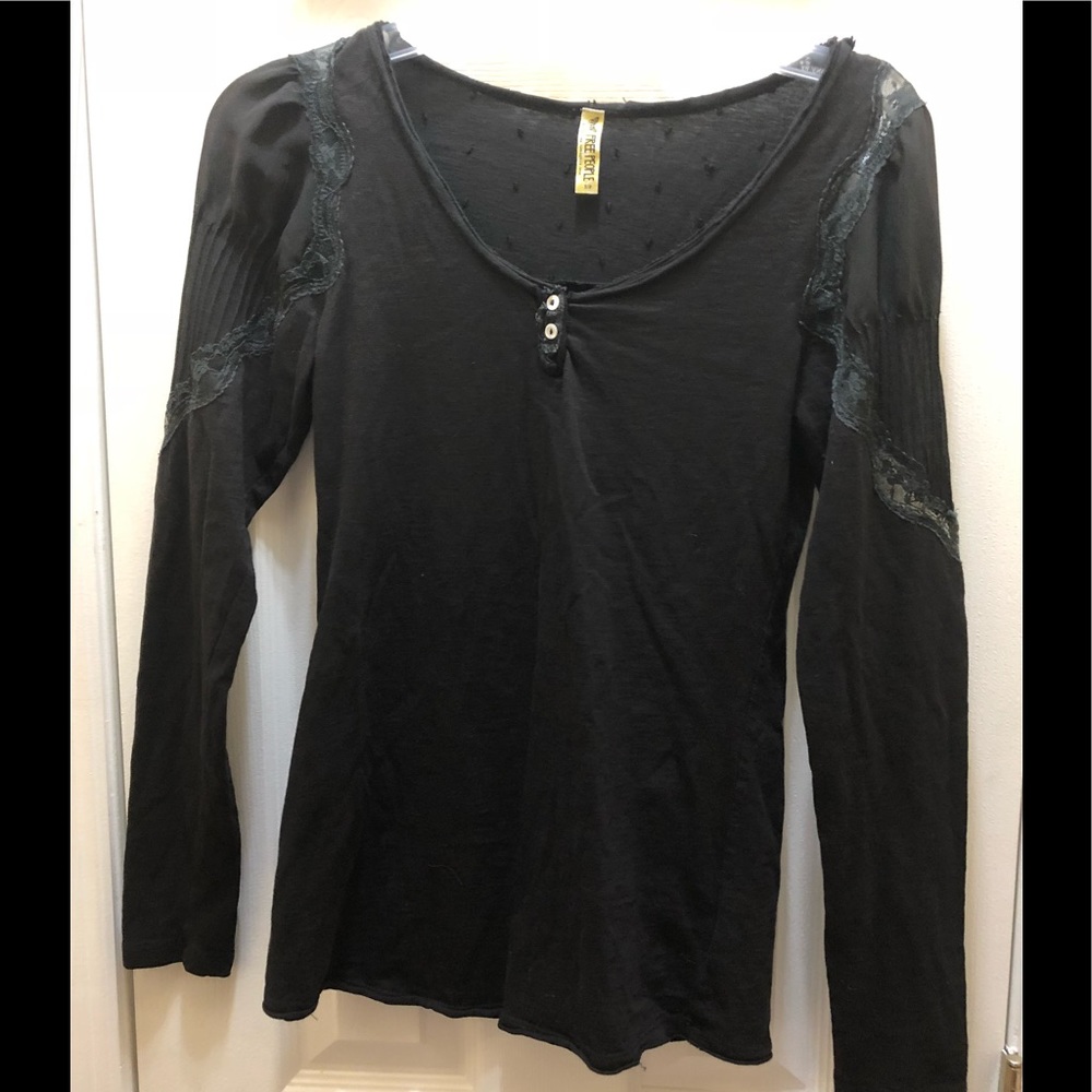 Free people long sleeve blouse